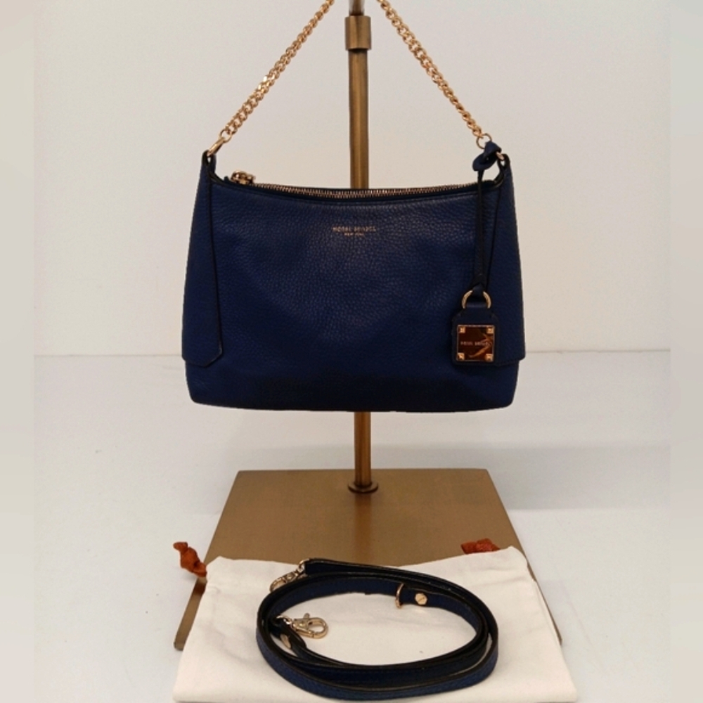 Henri Bendel Leather Crossbody Bag w/ Chain Strap